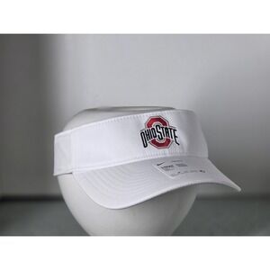 Nike Ohio State Buckeyes Visor Hat Adjustable Nike Dad White New with Tags